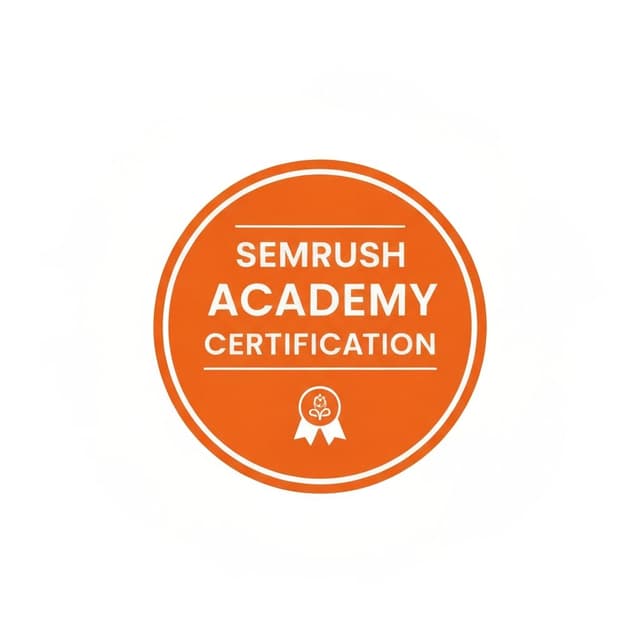 SEMrush Academy Certified selo
